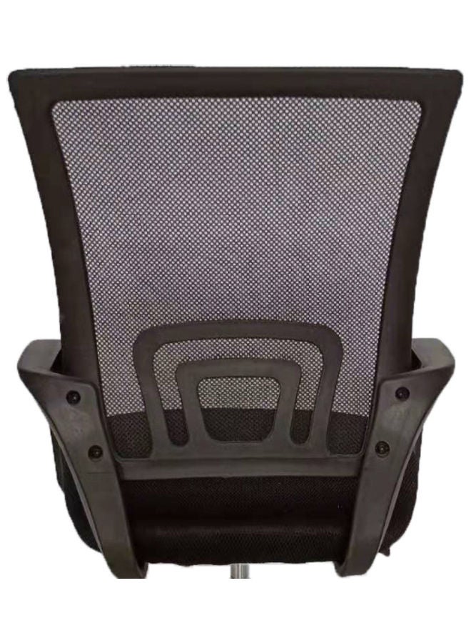 Fabric Swivel Lift Chair Black 51 x 54 x 25cm - Image 3