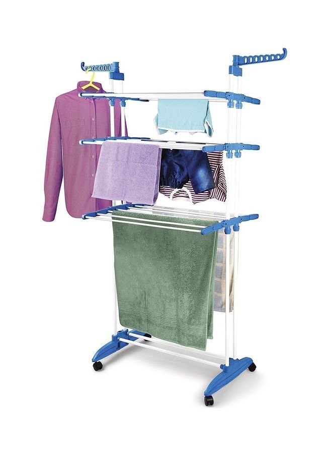 مام علاقة ملابس من 3 طبقات فضي 84-170سم - Image 3