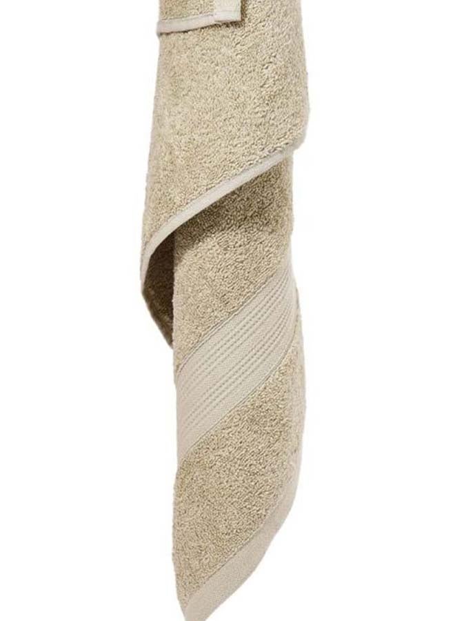 White Rose 6-Piece Bonton Towel Set Beige Bath Towel-70x140, Hand Towel-50x90, 2x Guest Towel 40x60, 2x Face Towel-33x33cm  - Image 2