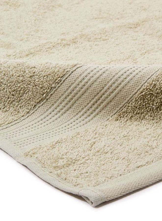 White Rose 6-Piece Bonton Towel Set Beige Bath Towel-70x140, Hand Towel-50x90, 2x Guest Towel 40x60, 2x Face Towel-33x33cm  - Image 3