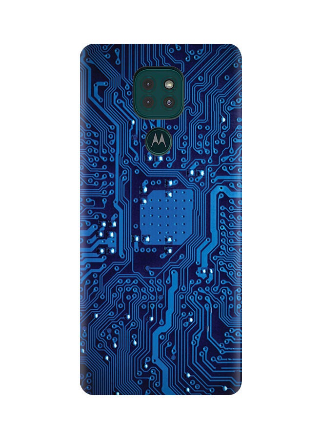 AMC DESIGN Protective Case Cover For Motorola Moto G9 Play Blue/Black - Image 2