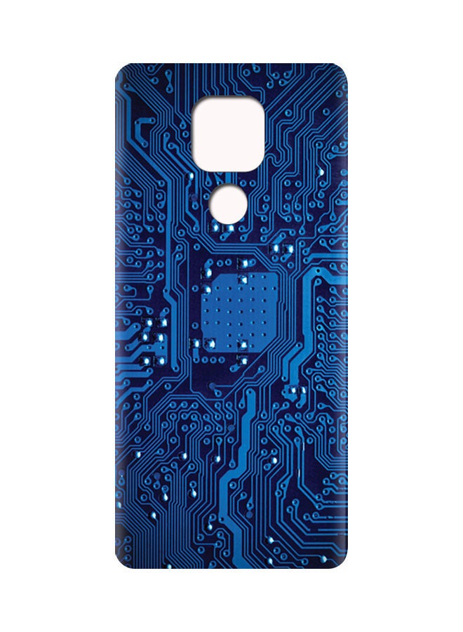 AMC DESIGN Protective Case Cover For Motorola Moto G9 Play Blue/Black - Image 1