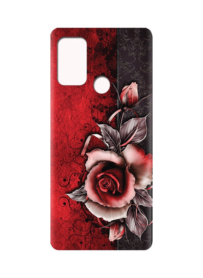 AMC DESIGN Protective Case Cover For Realme 7i Red/Black/Grey - Image 2