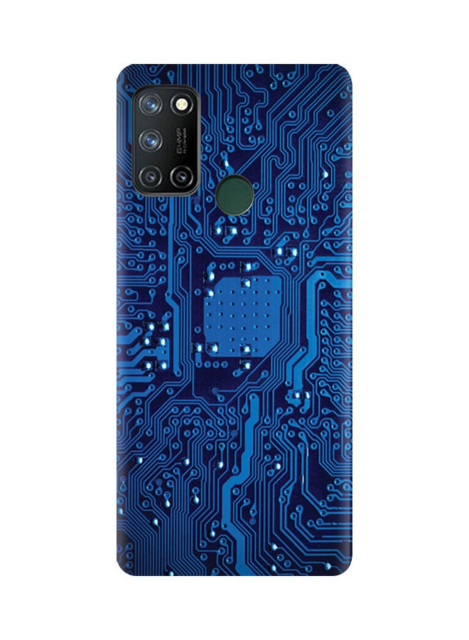 إيه إم سي ديزاين غطاء حماية واقٍ لهاتف ريلمي 7i أزرق - Image 1