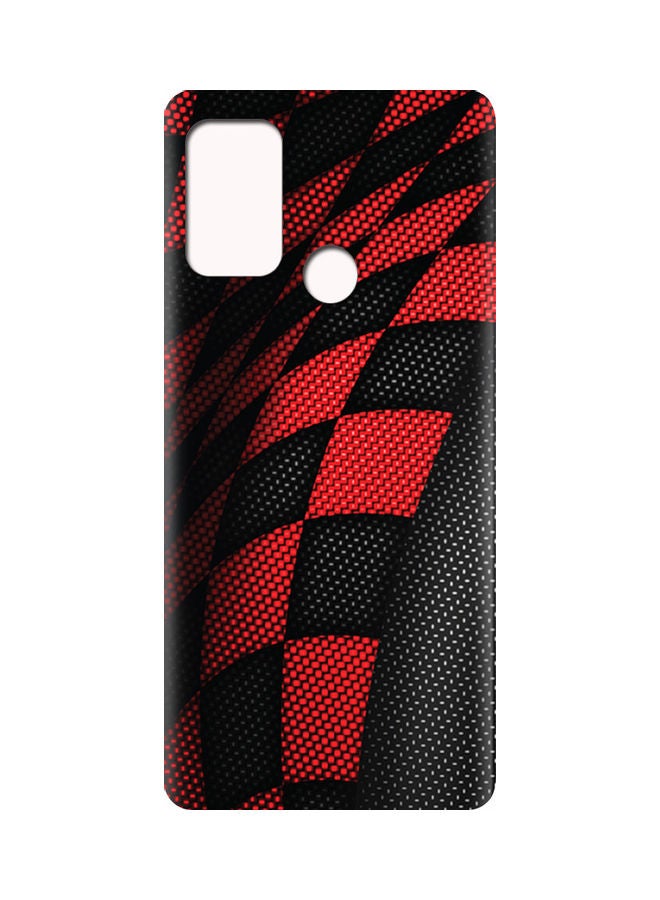 إيه إم سي ديزاين غطاء حماية واق لهاتف ريلمي 7i أسود/أحمر - Image 2