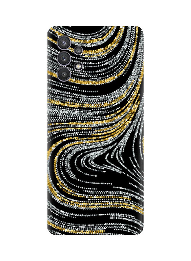 إيه إم سي ديزاين غطاء حماية واق لهاتف سامسونج جالاكسي A32 5G أسود/ذهبي/رمادي - Image 1