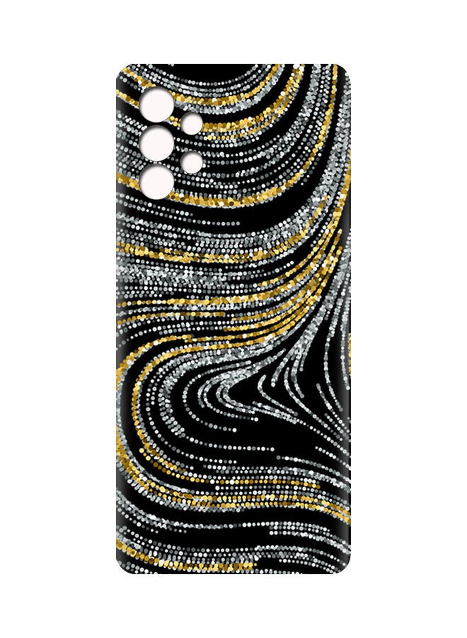 إيه إم سي ديزاين غطاء حماية واق لهاتف سامسونج جالاكسي A32 5G أسود/ذهبي/رمادي - Image 2