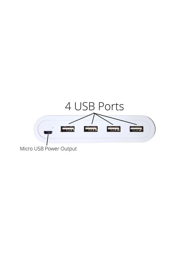توشيونيكس طاولة لابتوب متعددة الأغراض وقابلة للطي مزودة بعدد 4 منافذ USB وفتحة للتابلت وحامل أكواب بيج - Image 2
