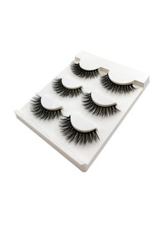 SHIDISHANGPIN 6 Piece Fake Eye Lash Extensions Black 