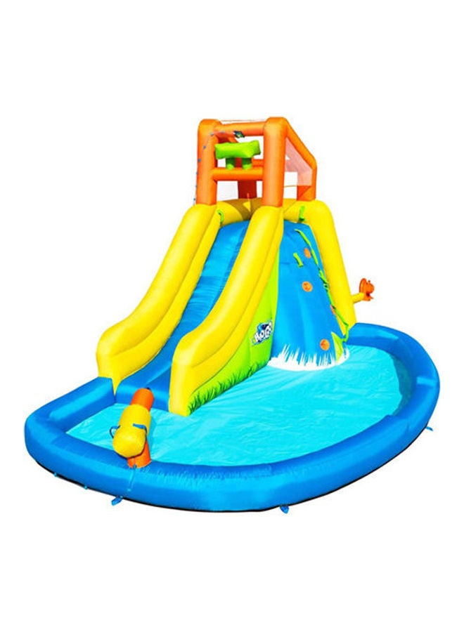 بست واي نطاط قابل للنفخ بفسحة مائية كبيرة مع رشاش ماء مثبت 435 x 286 x 267سم - Image 1