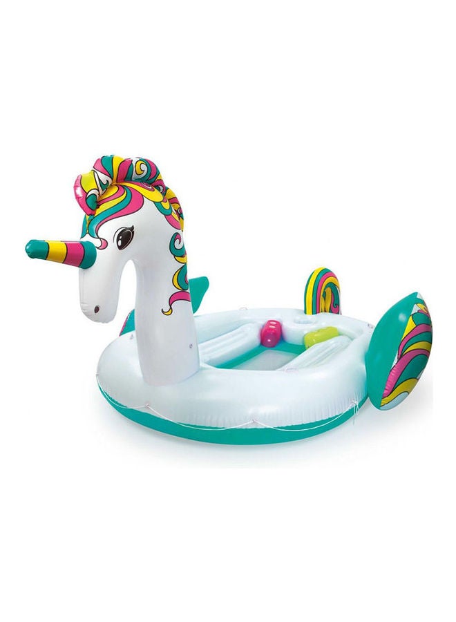 Bestway Unicorn Shaped Floating Island Pool Mat 603 x 419 x 277cm - Image 1