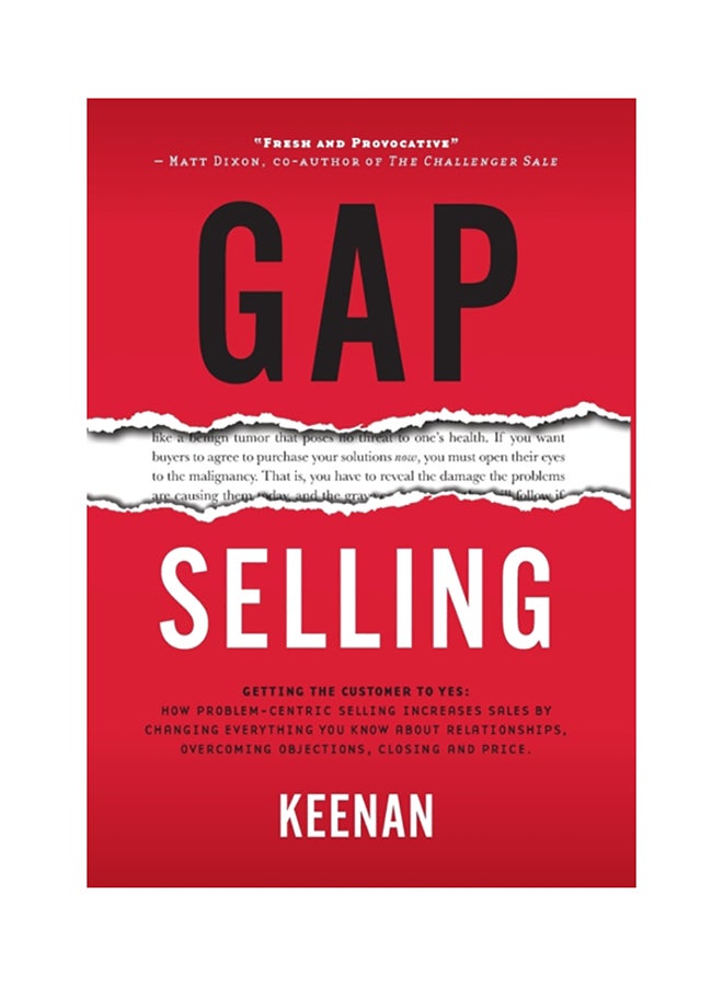 Gap Selling Hardcover English by Keenan 