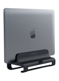 Aluminum Vertical Laptop Stand Matte Black