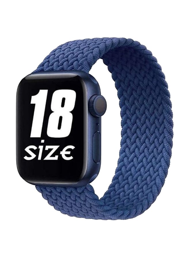 D'VOGUE - Replacement Strap For Apple iWatch Series 6/SE/5/4/3/2/2 Blue - Image 1