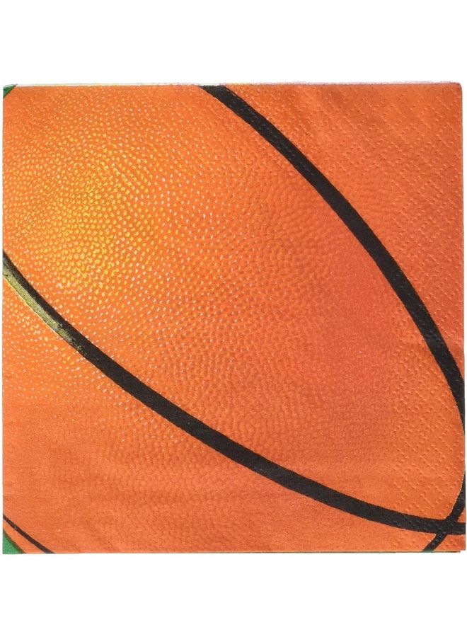 Amscan Basketball Fan Lunch Napkin