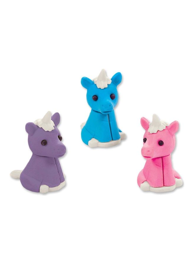 Amscan 3-Piece Set Unicorn Eraser Hicount Favor