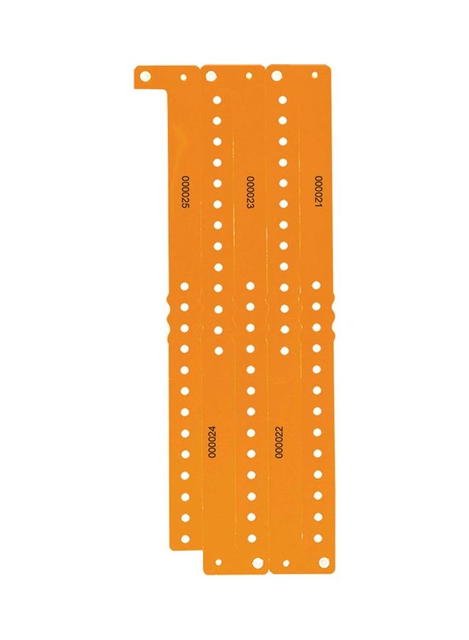 Amscan Orange Wristband 250ct