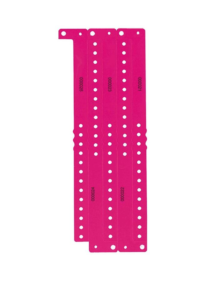 Amscan Pink Wristband 250ct