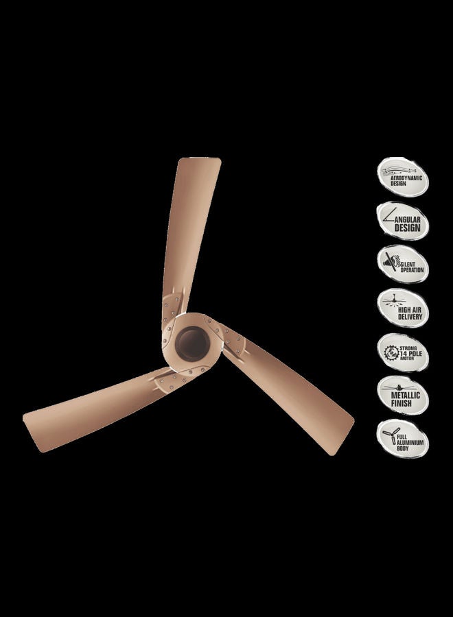 Bajaj - Ceiling Fan 68.0 W 250595 Golden - Image 1