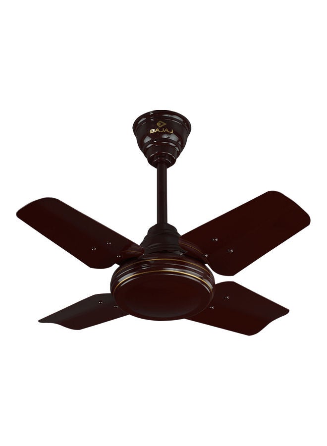 Bajaj Maxima 600mm Ceiling Fan, 66W Power, High-Speed 870 RPM, Double Ball Bearing for Durability, 4 Blades, Quick-Start Motor for Instant Cooling, Low Voltage Efficiency | Reliable Design 66 W Maxima Brown 