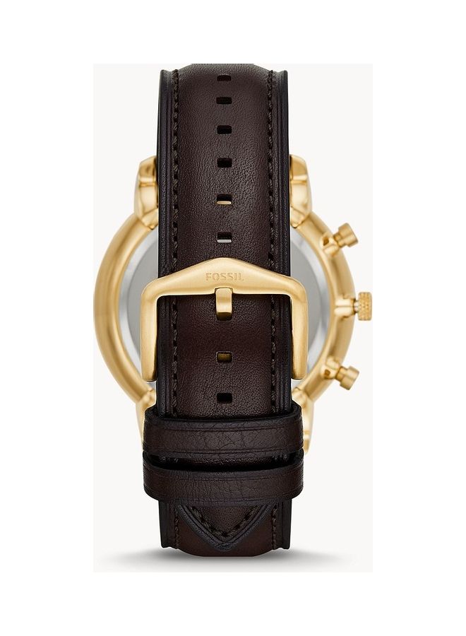 FOSSIL - Men's Neutra Chronograph Leather Watch - 44 mm - Brown - Image 1