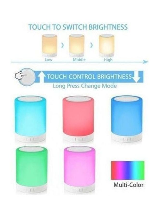Generic - CL-671 - Touch Lamp Portable Speaker NOOELAVAF001 White - Image 1