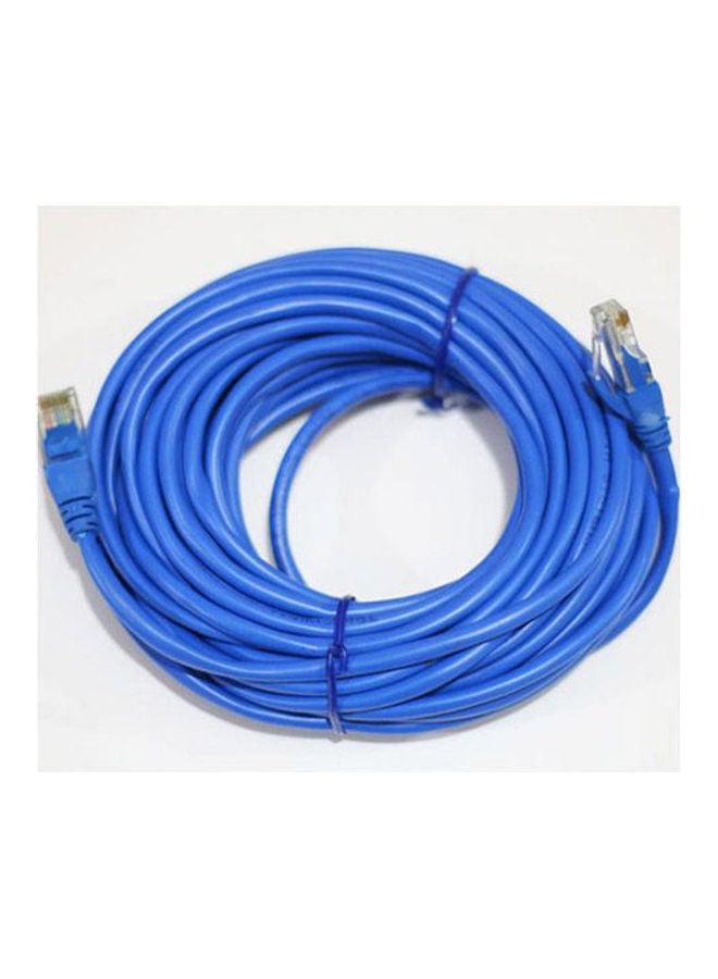 RJ45 Cat5e Ethernet Patch Cable Blue - Image 1