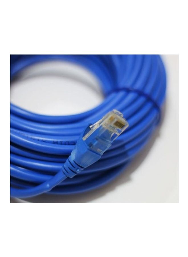RJ45 Cat5e Ethernet Patch Cable Blue - Image 4