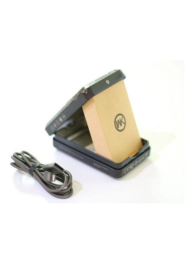 دابيلو كيه ديزاين كابل للشحن والبيانات بقابس مايكرو USB رمادي/أسود - Image 1