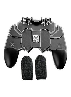 AK-66 PUBG Mobile Wireless Joystick With 4 Trigger + 1 Pair Finger Gloves Sleeve Touch