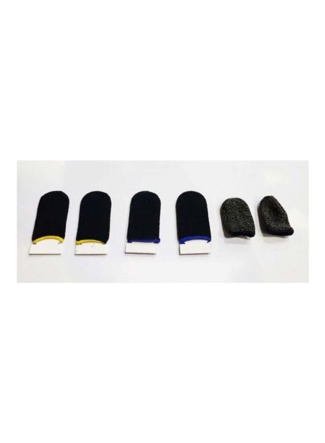 Memo - AK-66 PUBG Mobile Wireless Joystick With 4 Trigger + 1 Pair Finger Gloves Sleeve Touch - Image 1