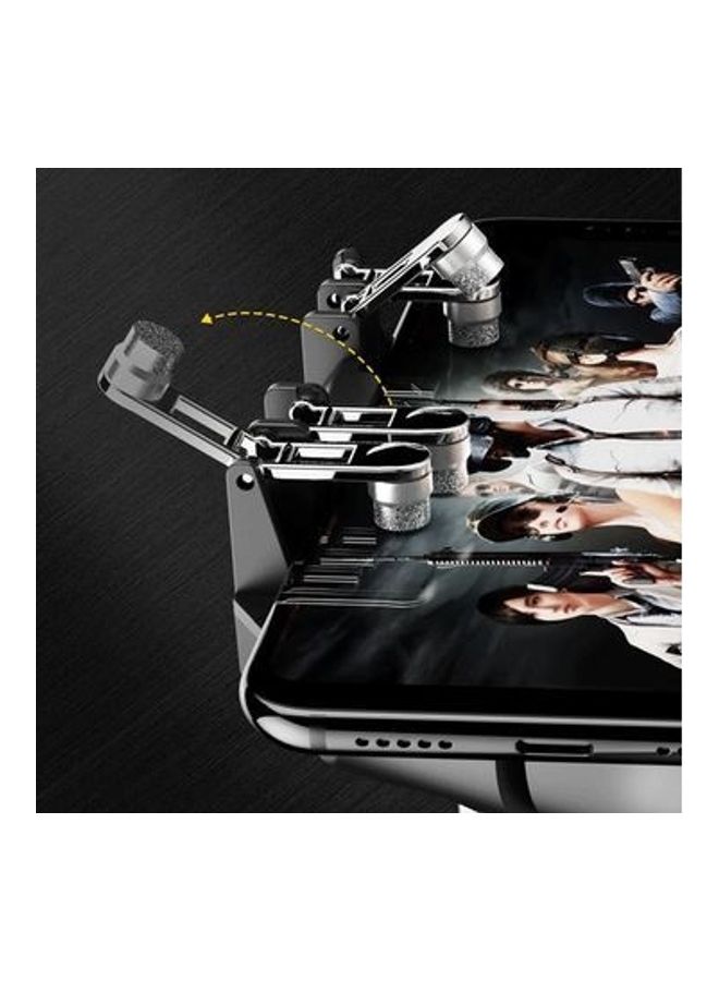 Memo - AK-66 PUBG Mobile Wireless Joystick With 4 Trigger + 1 Pair Finger Gloves Sleeve Touch - Image 1