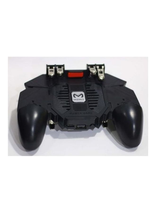 1200mAh AK-77 Six Fingers 4 Keys PUBG Game Controller With Fan Wireless  - Image 2