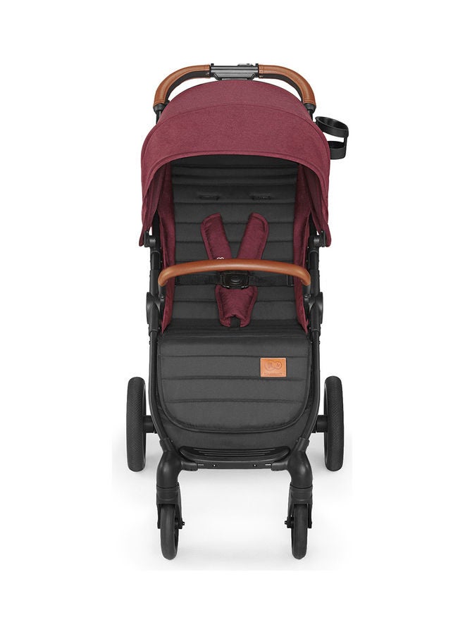 Kinderkraft - Grande Pushchair 2020 Burgundy, 0 To 2 Months - Image 1
