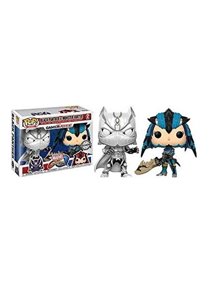 Funko - Capcom Black Panther VS Monster Hunter Vinyl Figure 8x6x4inch - Image 1