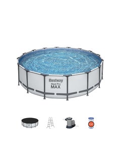 Bestway Steel Pro Max Above Ground Pool Set Round 61.46kg 61.46kg  - Image 1