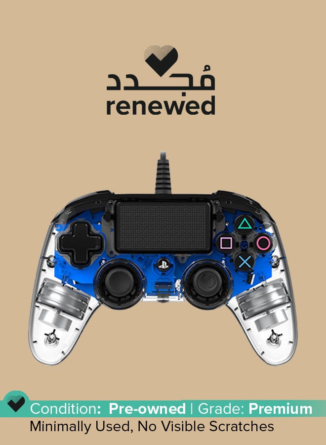 nacon Renewed - Wired Illuminated Compact Controller For PlayStation 4 - Image 1