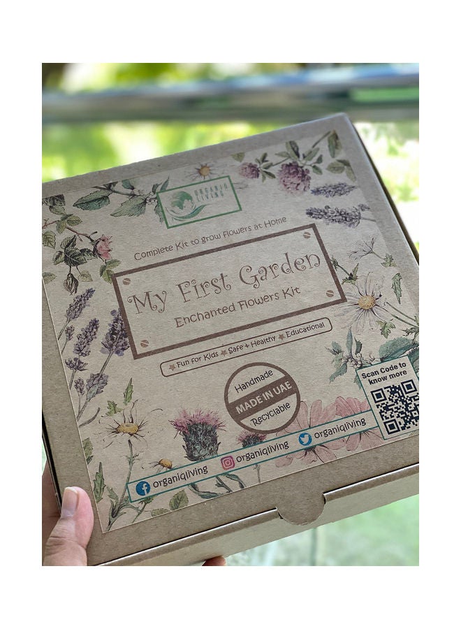 ORGANIQ LIVING - DIY Gardening Kit Brown 10cm - Image 1