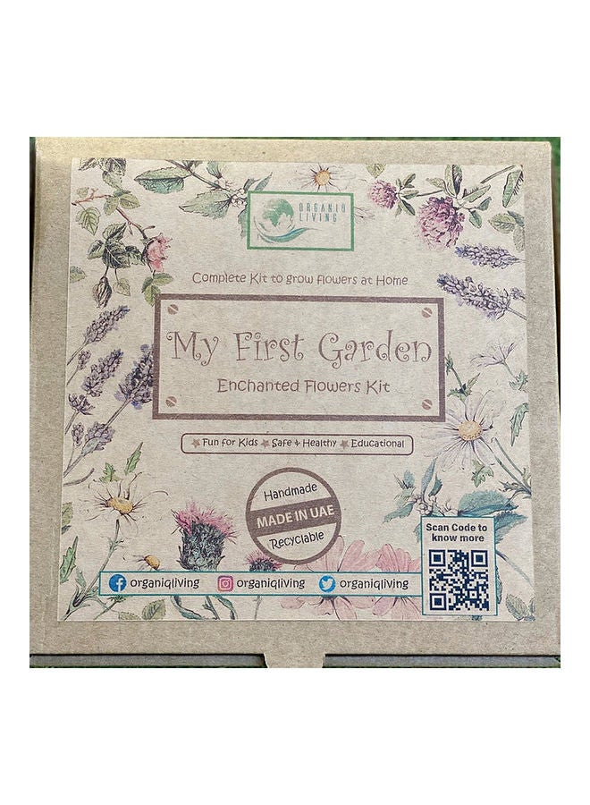 ORGANIQ LIVING - DIY Gardening Kit Brown 10cm - Image 1