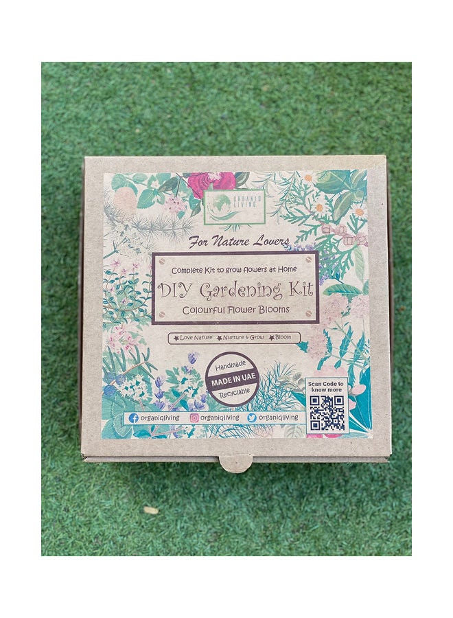 ORGANIQ LIVING DIY Gardening Kit Brown 10cm  - Image 1