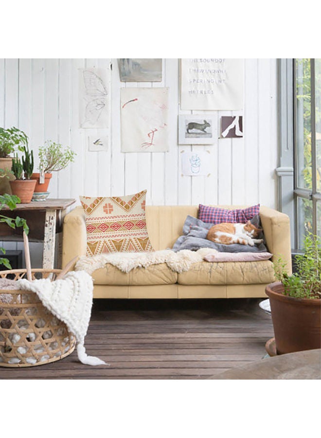 شاربدو وسادة زينة على شكل مربع متعدد الألوان 45 x 45سم - Image 3