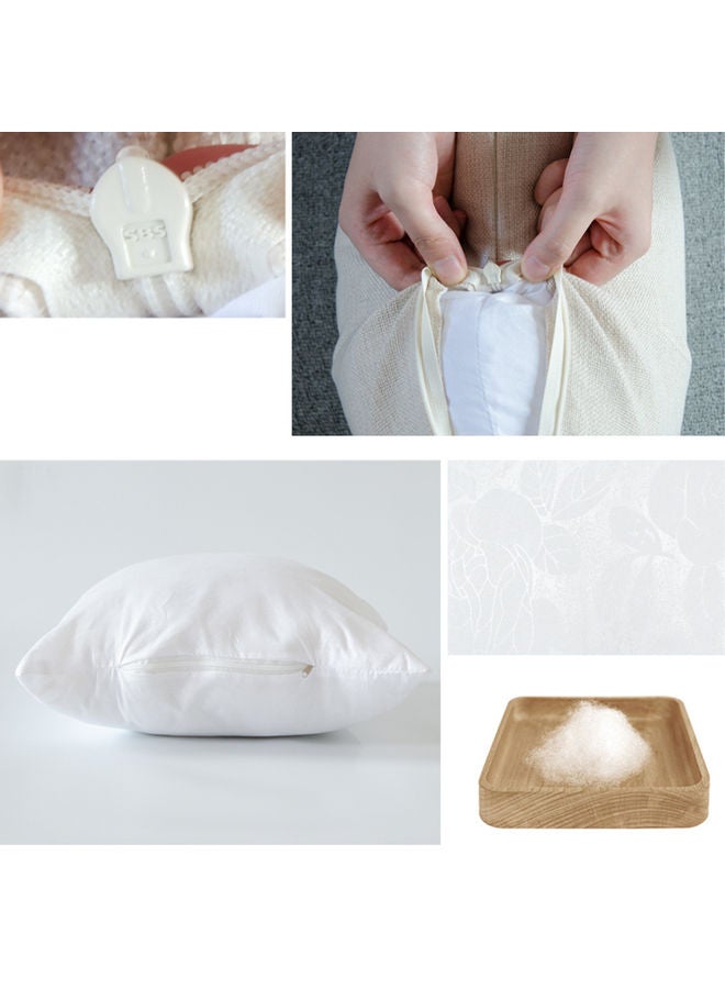 شاربدو وسادة زينة على شكل مربع متعدد الألوان 45 x 45سم - Image 4