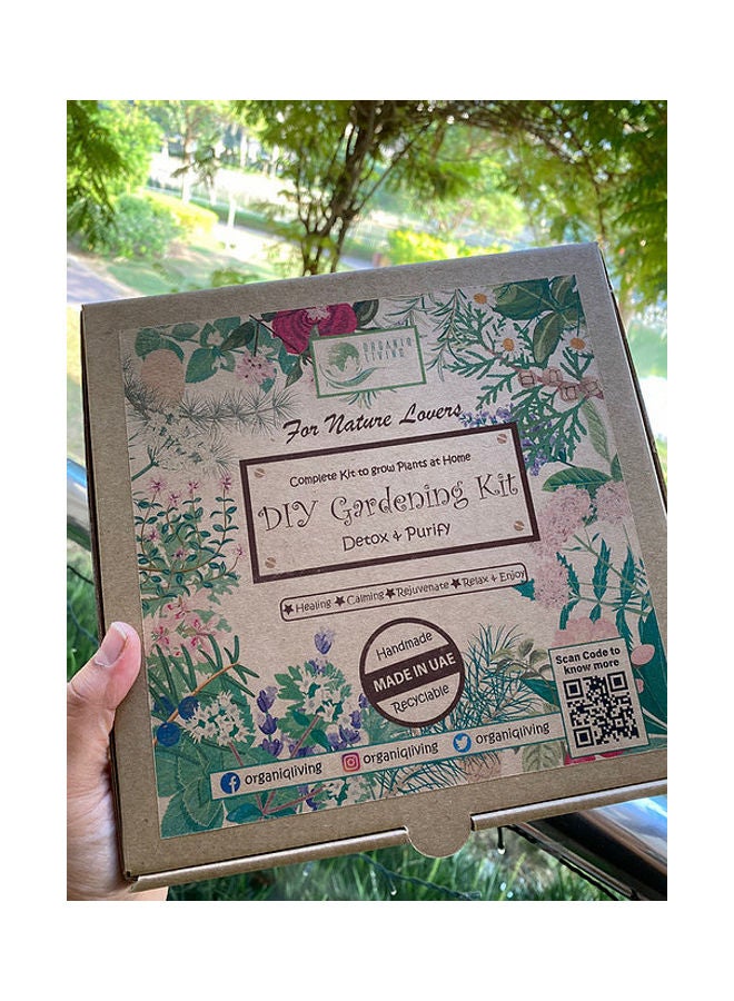 ORGANIQ LIVING - DIY Gardening Kit Brown 10cm - Image 1