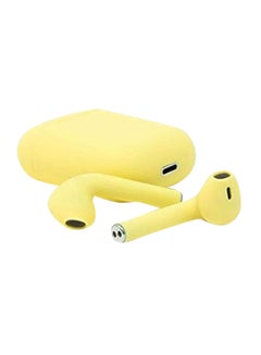Generic InPods 12 Wireless Bluetooth Earphones With Charging Case Yellow  - Image 1