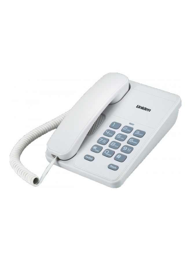 يونادن هاتف أرضي أساسي. أبيض