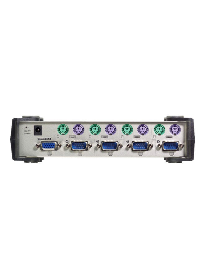 أتين مفتاح KVM بأربعة مداخل USB أسود/فضي - Image 3