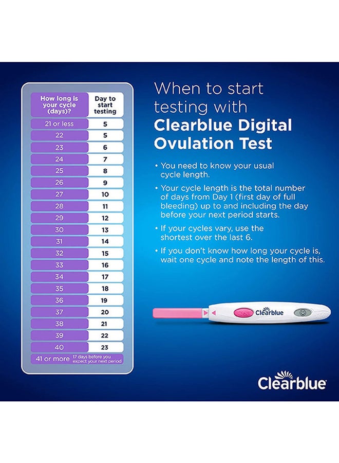 Clearblue - Pack Of 10 Digital Ovulation Test Kits - Image 1