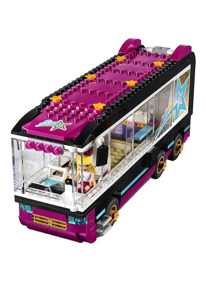 ليغو مجموعة بناء حافلة جولات نجمة البوب من فريندز مكونة من 682 قطعة طراز 41106 41106 682 أكبر من 8 سنوات - Image 3