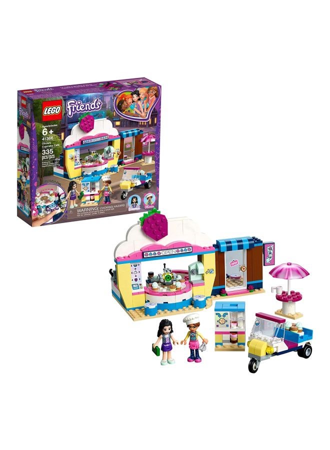 LEGO - 41366 335-Piece Olivia's Cupcake Café Building Set 41366 335 6+ Years - Image 1