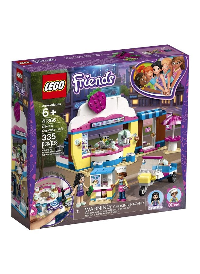 LEGO - 41366 335-Piece Olivia's Cupcake Café Building Set 41366 335 6+ Years - Image 1